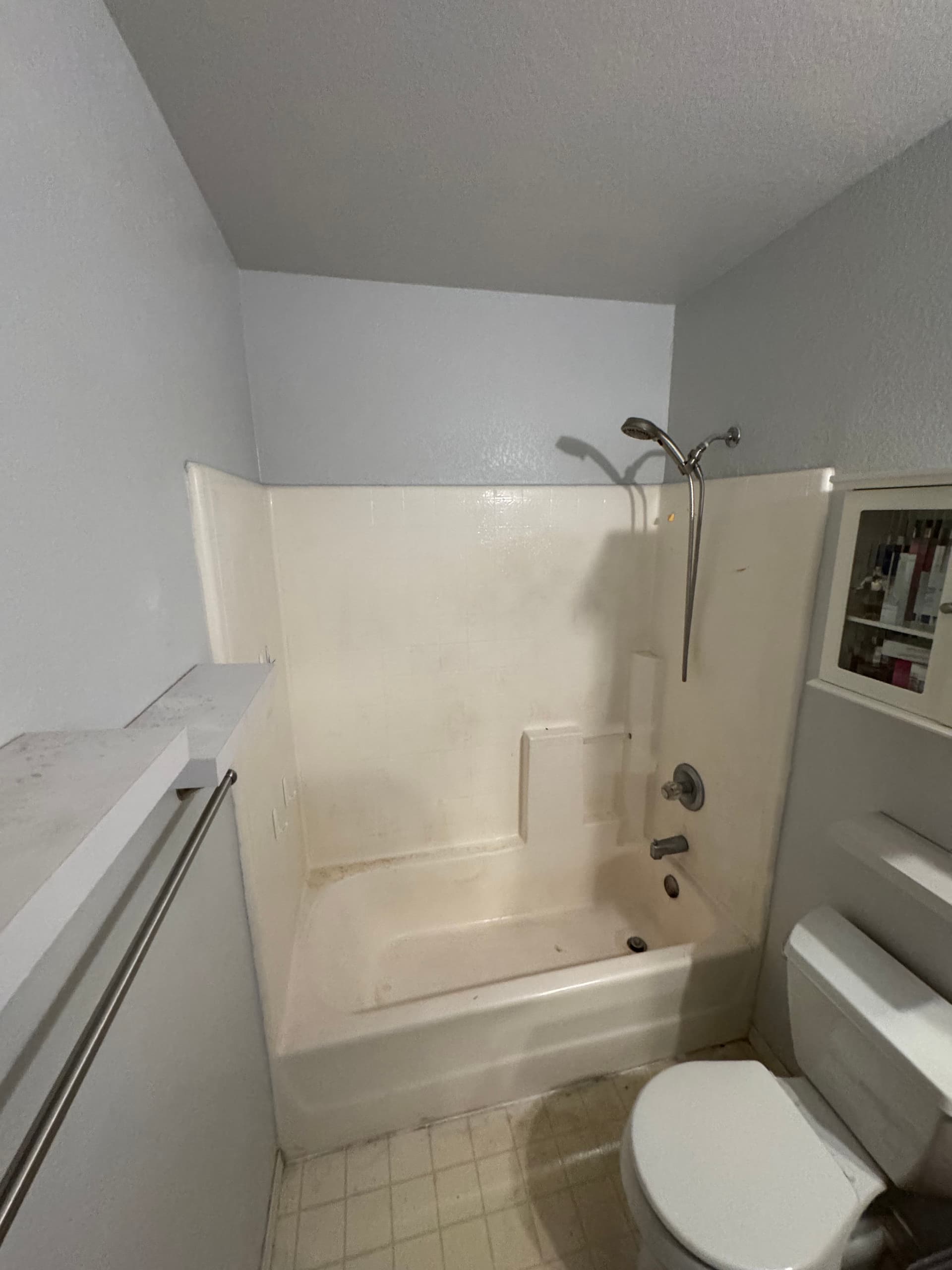 Gallery photos for Bathroom Renovation with New Shower, Trim, and Flooring: Image #1
