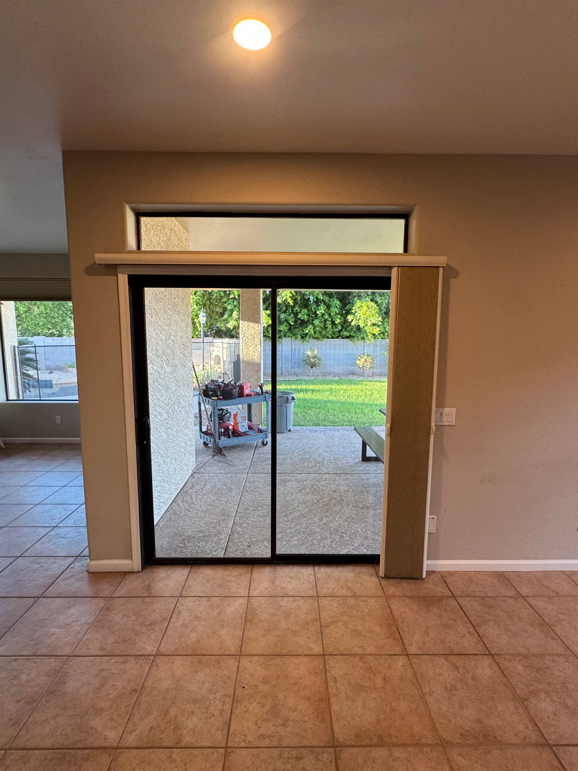 Sliding Door Converted to Classic French Door Set image