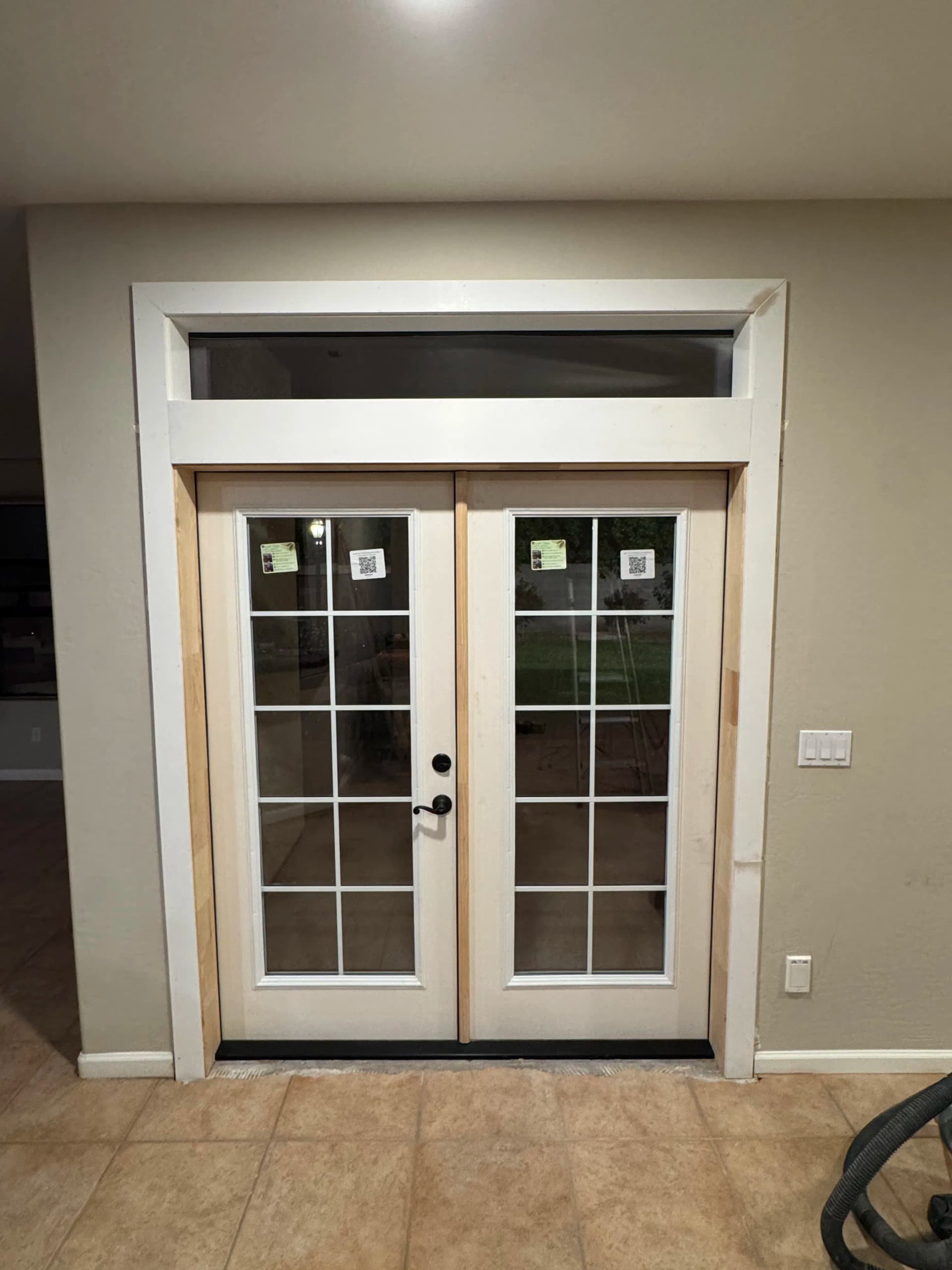Gallery photos for Sliding Door Converted to Classic French Door Set: Image #1