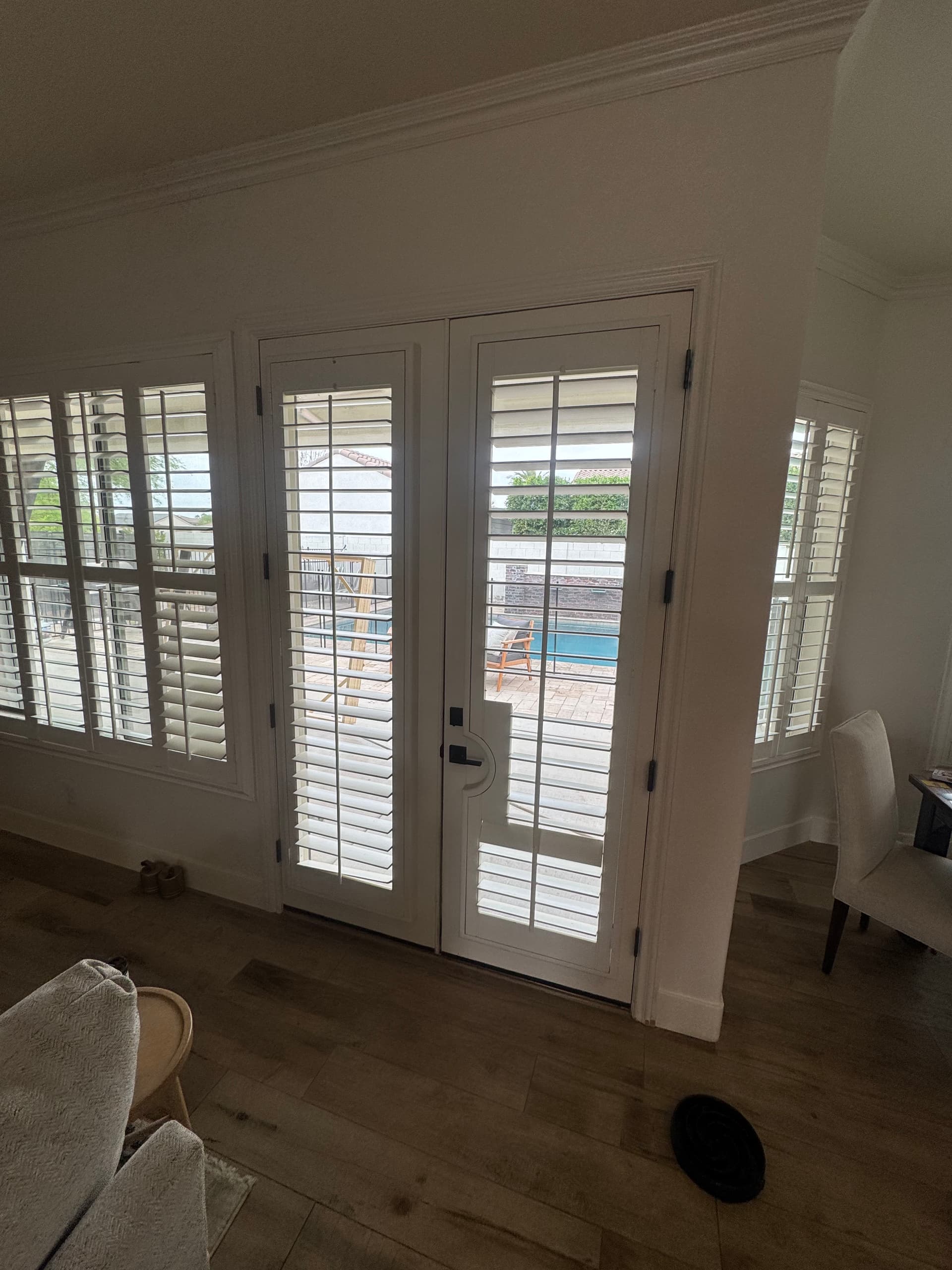 Gallery photos for Worn Pet-Damaged Doors Replaced with a Clean Modern Look: Image #1