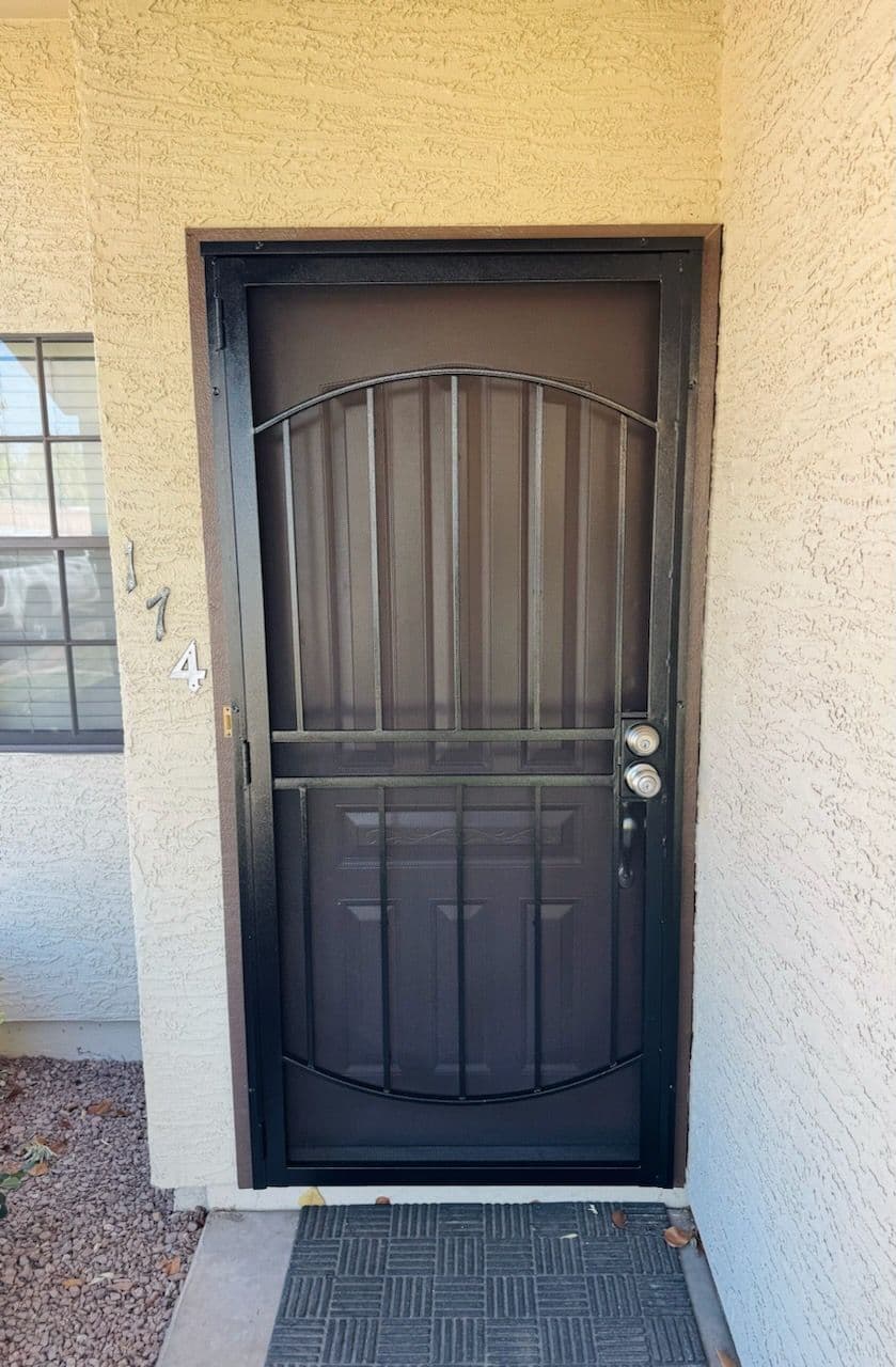 Stylish Security Door Installation in Gilbert image