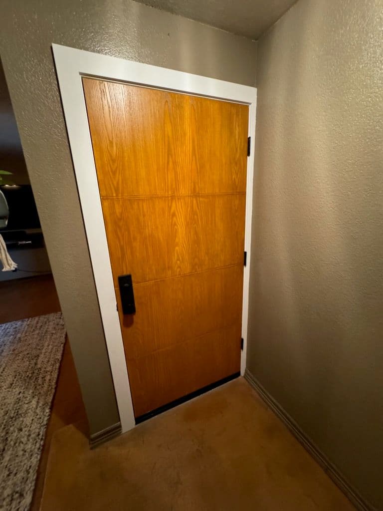 Stylish Oak Door Transformation in Tempe