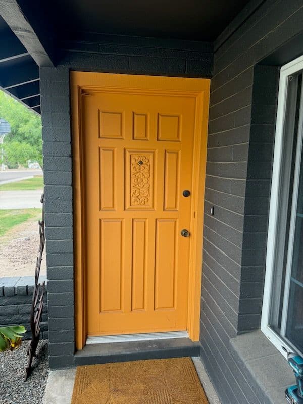 Stylish Oak Door Transformation in Tempe