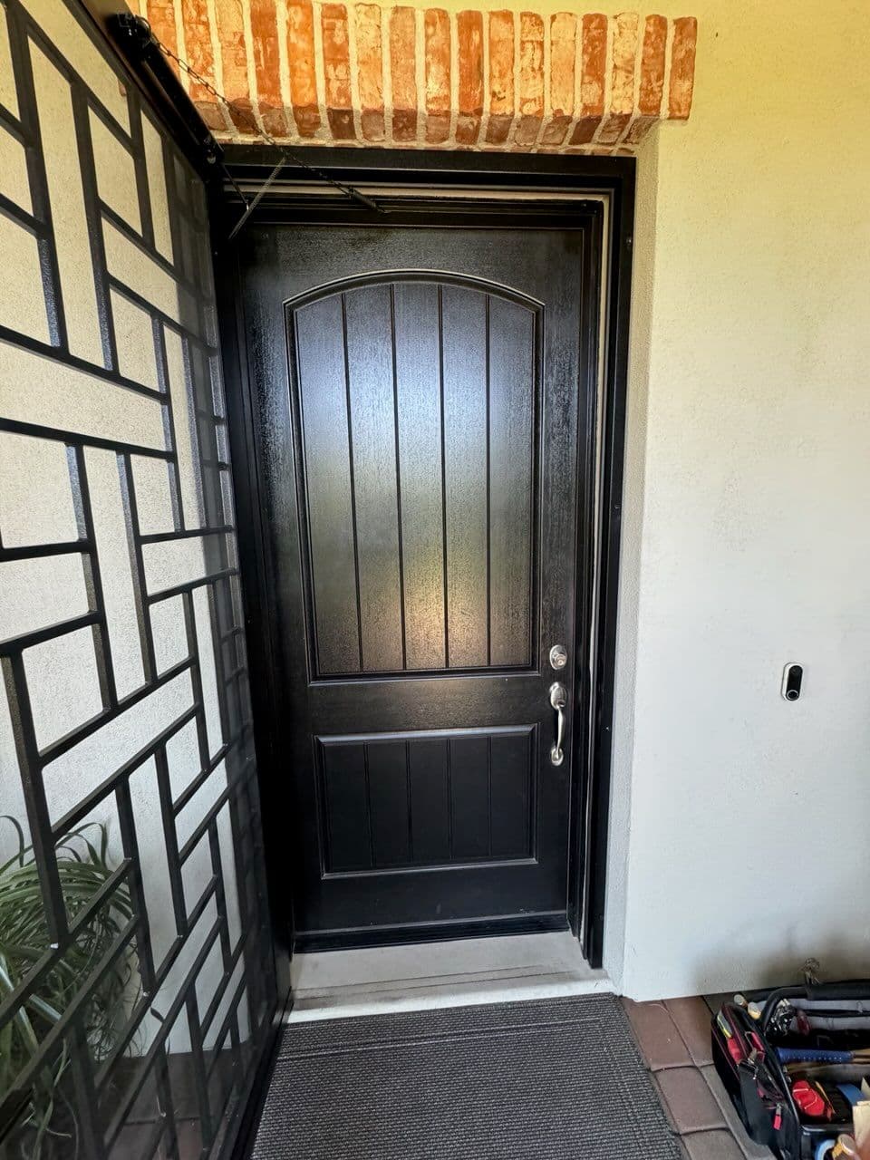 Project Stylish Entry Transformation with Glass Door image