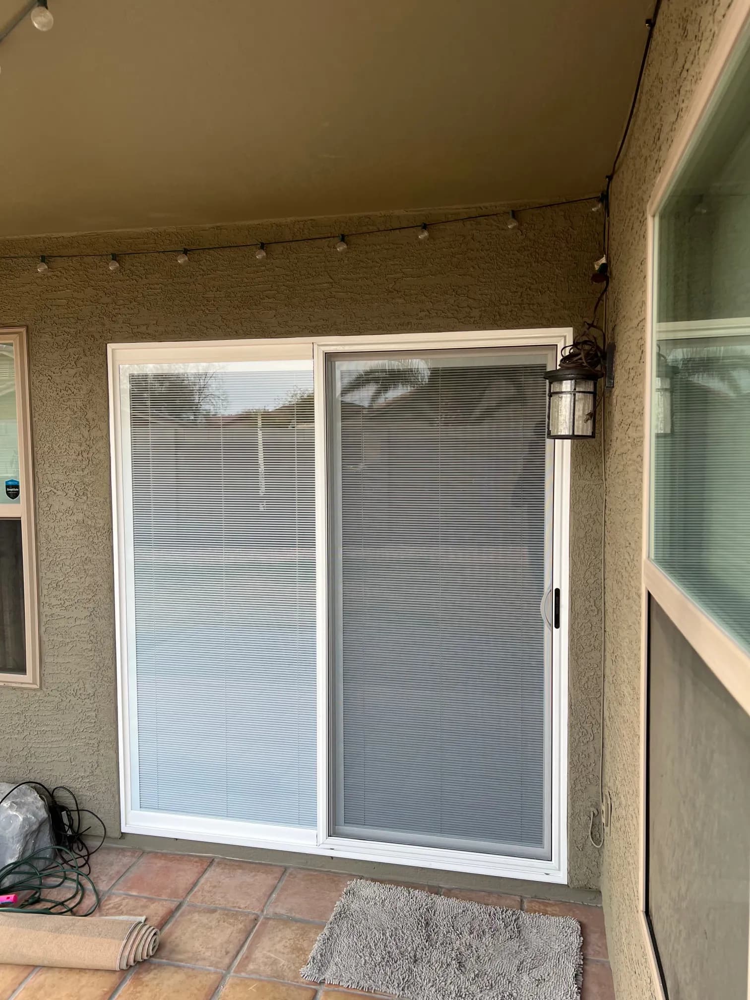Patio Door Upgrade with Built-In Mini Blinds image