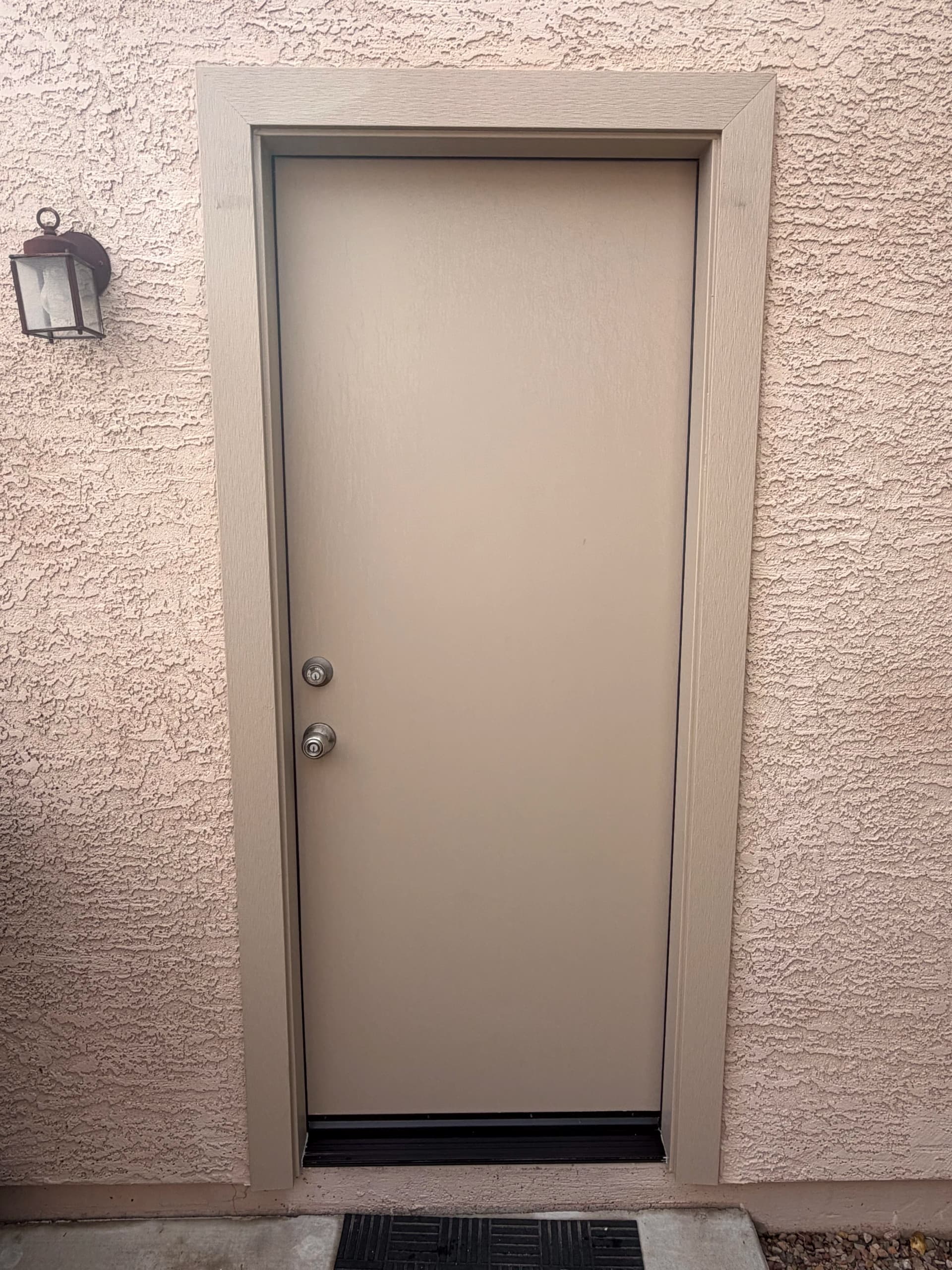 Side Entry Fiberglass Door Replacement With Composite Jamb image