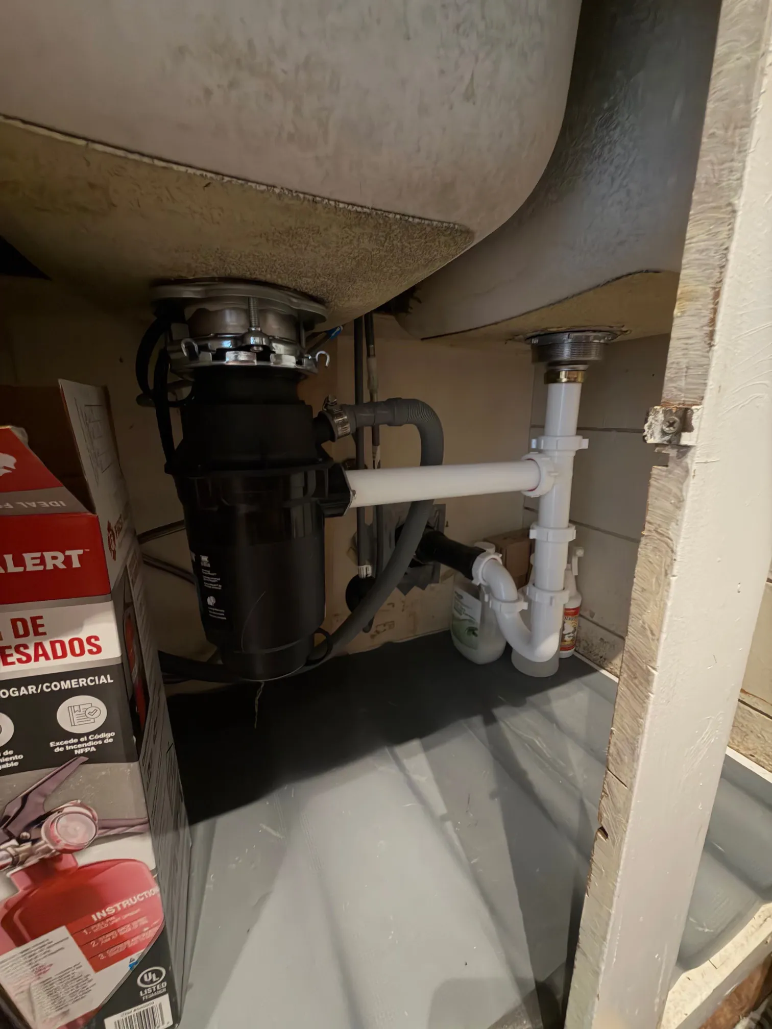 New Garbage Disposal and Drain Line Install Done Right image